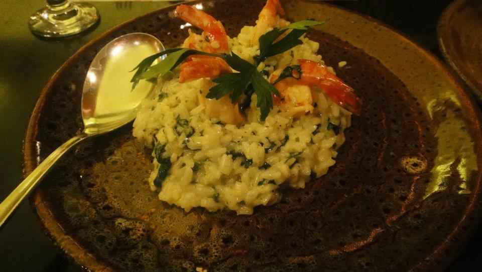 Risotto Spinach & Gamberetti