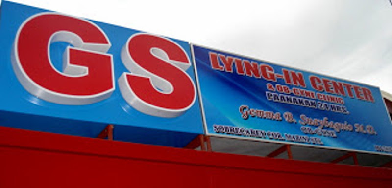 Signage of GS Lying-in Center and Ob-Gyne Clinic